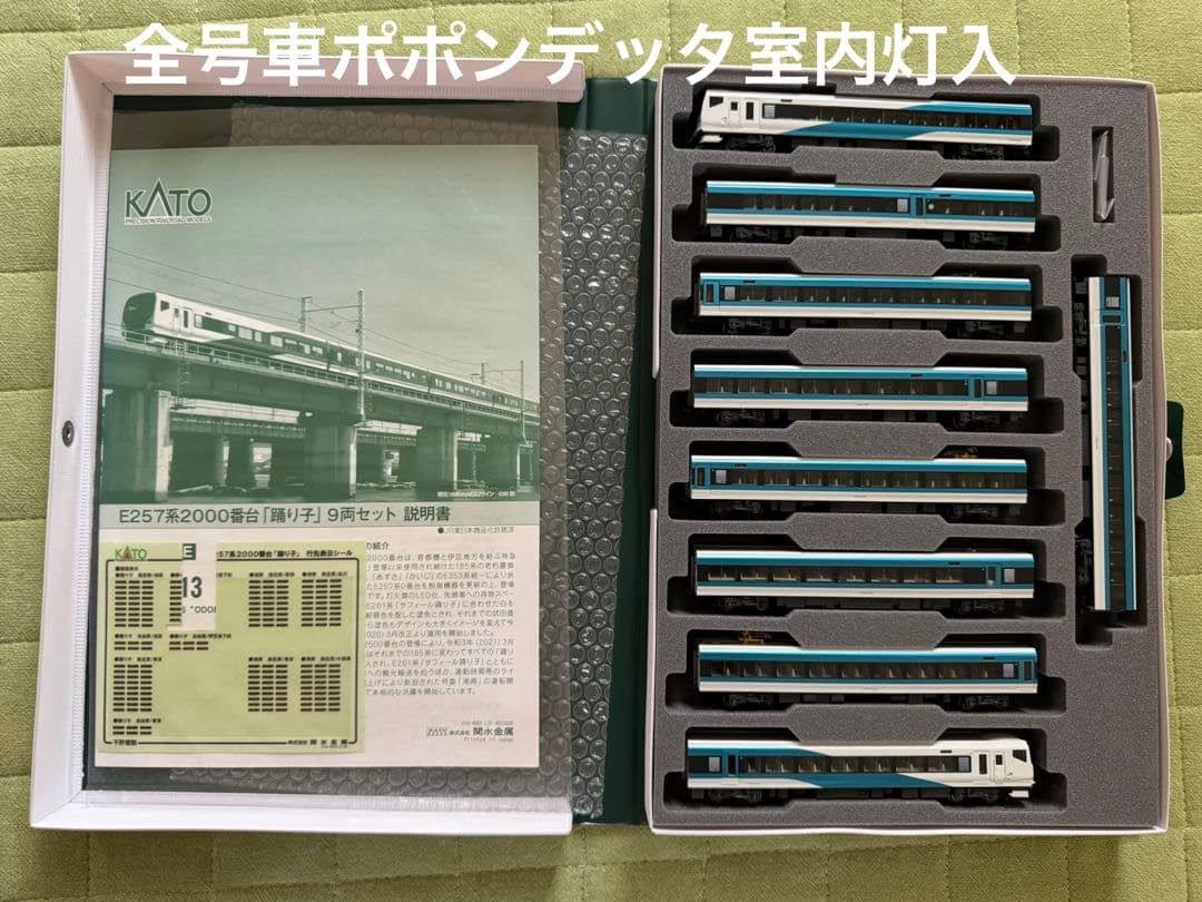 KATO E257系2000番台 踊り子 湘南 9両セット チラつかない室内灯入