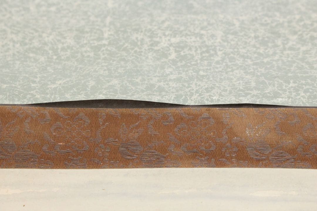 No5372 掛軸　作者不詳　在銘　雪中山水　萬山積雪　紙本　中国画　送料無料