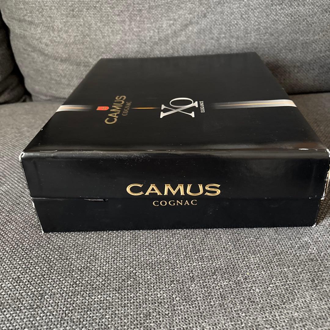 ◎CAMUS カミュコニャックXO エレガンス ブランデーグラス2個付き 箱入り