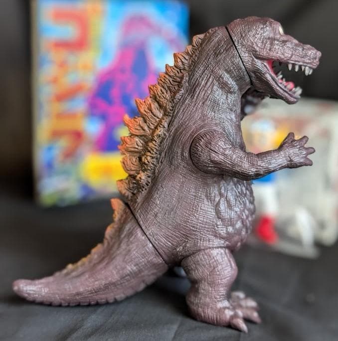 杉浦茂版ゴジラ＆新吉くん（シカルナ工房）ソフビフィギュア２体セット＋書籍