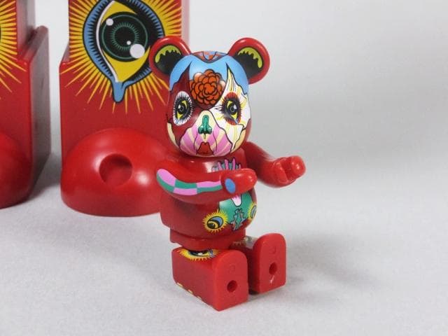 現代美術 田名網敬一『100% & 400%MEDICOM TOY赤』0127B