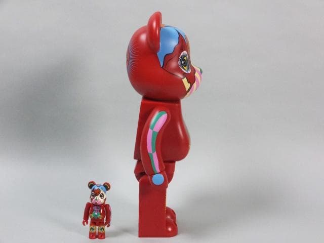 現代美術 田名網敬一『100% & 400%MEDICOM TOY赤』0127B