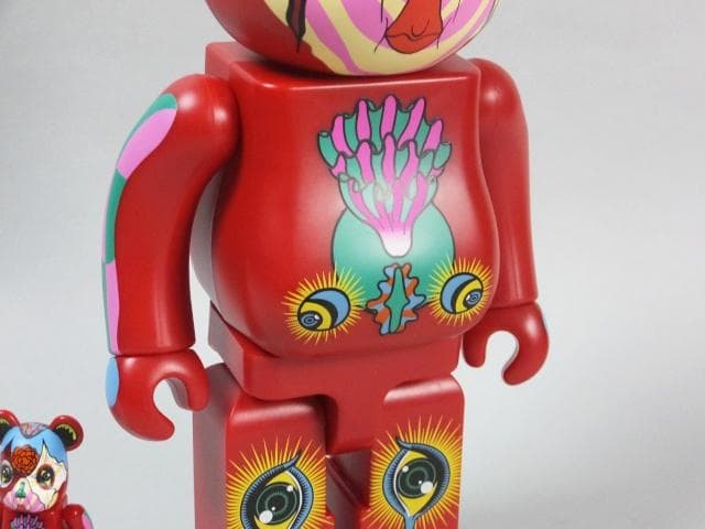 現代美術 田名網敬一『100% & 400%MEDICOM TOY赤』0127B