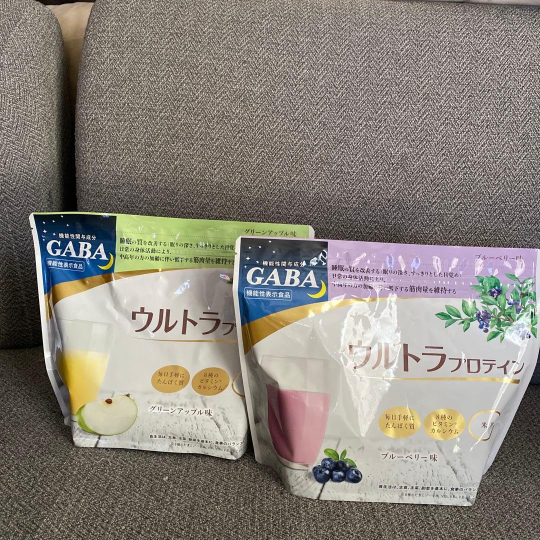 カーブス、ウルトラプロテイン、ブルーベリー味、グリーンアップル味