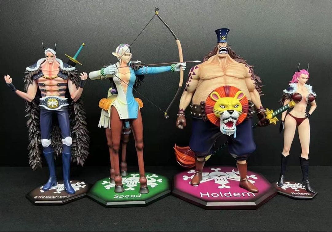 ワンピース ジンラミー シープスヘッド スピード ホールデム  4体 ガレージ