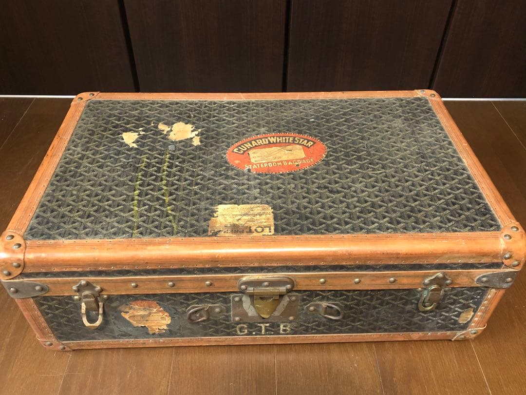 【希少】ゴヤールヴィンテージトランクケース1930年代 GOYARD