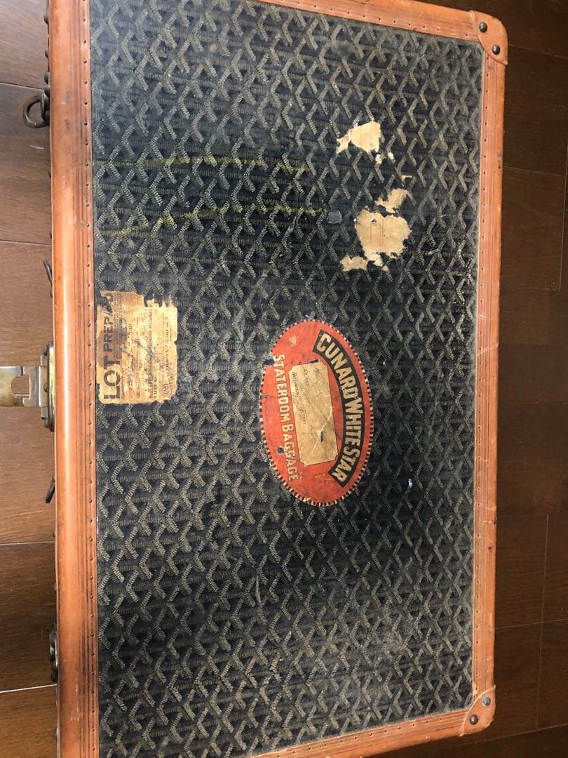 【希少】ゴヤールヴィンテージトランクケース1930年代 GOYARD