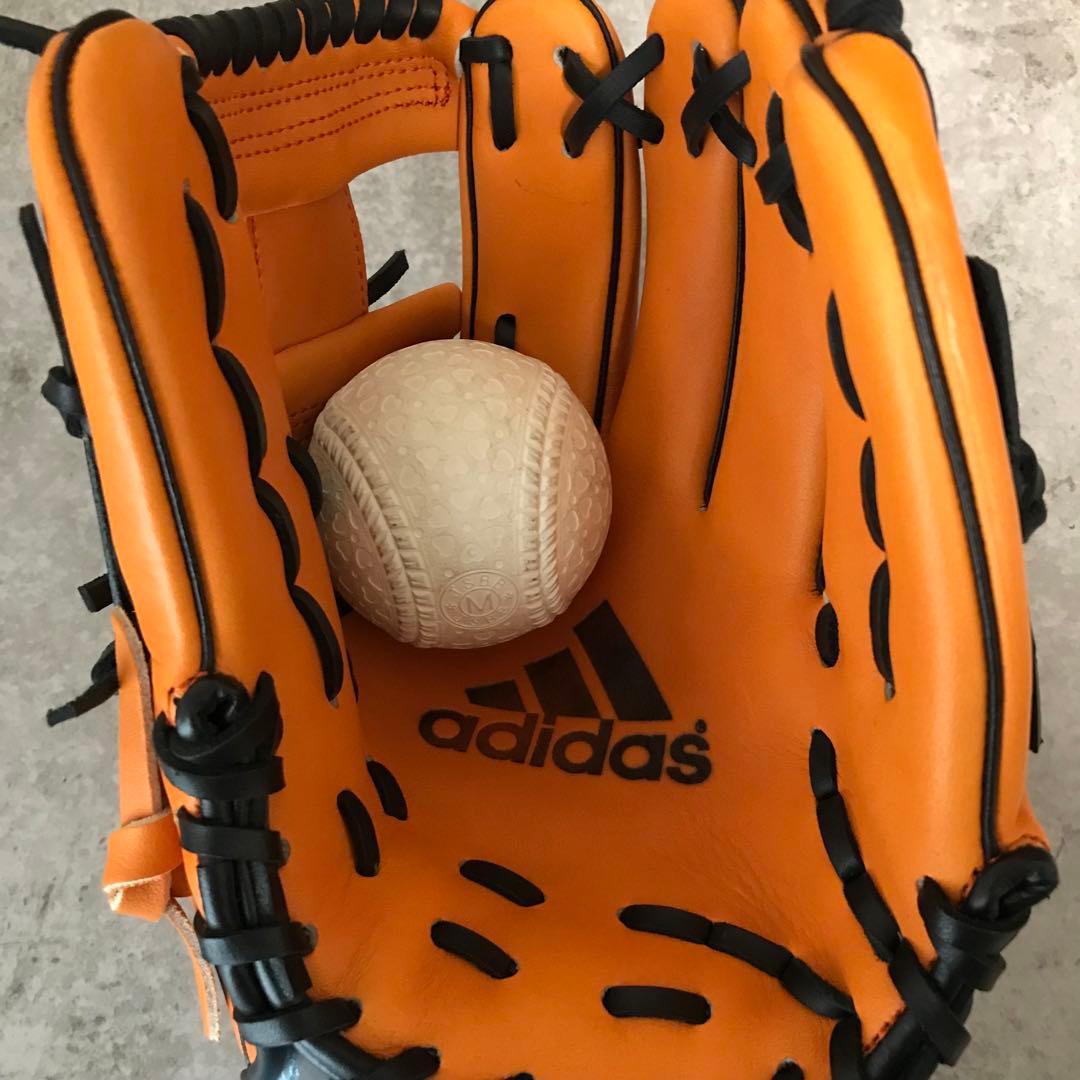 アディダス 一般 大人用 軟式 内野 野球 グローブ グラブ レア GIANTS