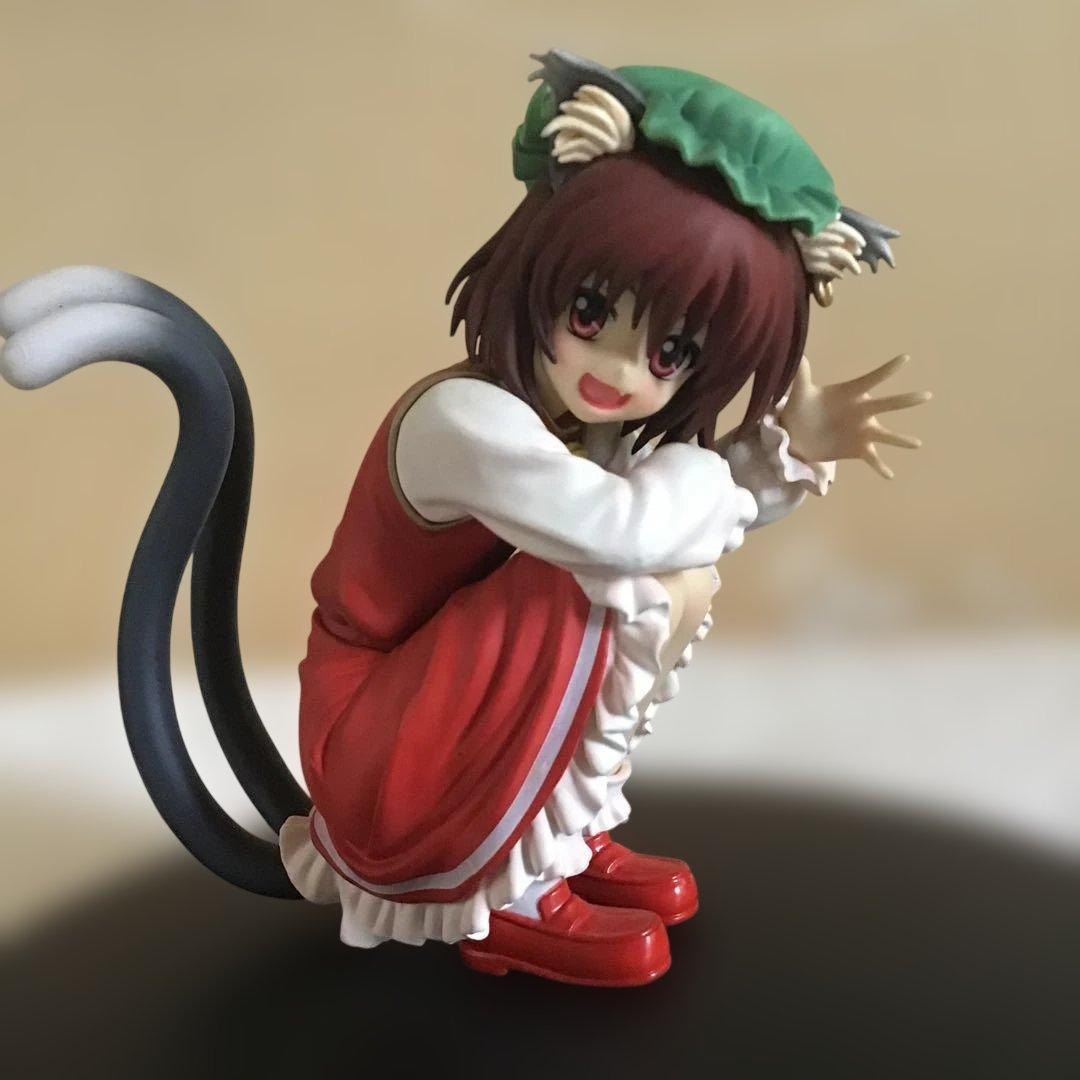 東方project 橙　フィギュアセット　破損あり中古品