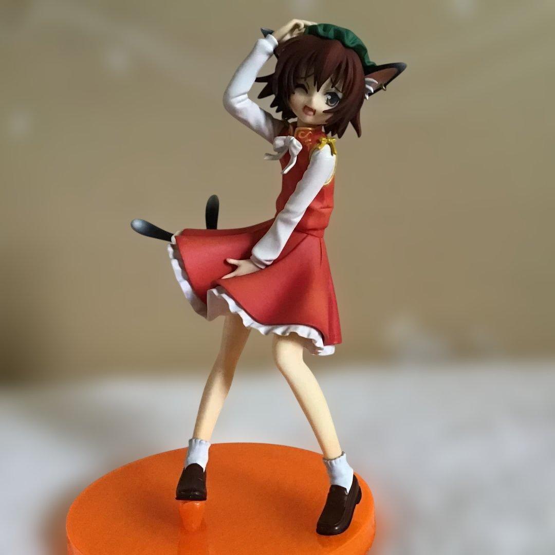 東方project 橙　フィギュアセット　破損あり中古品