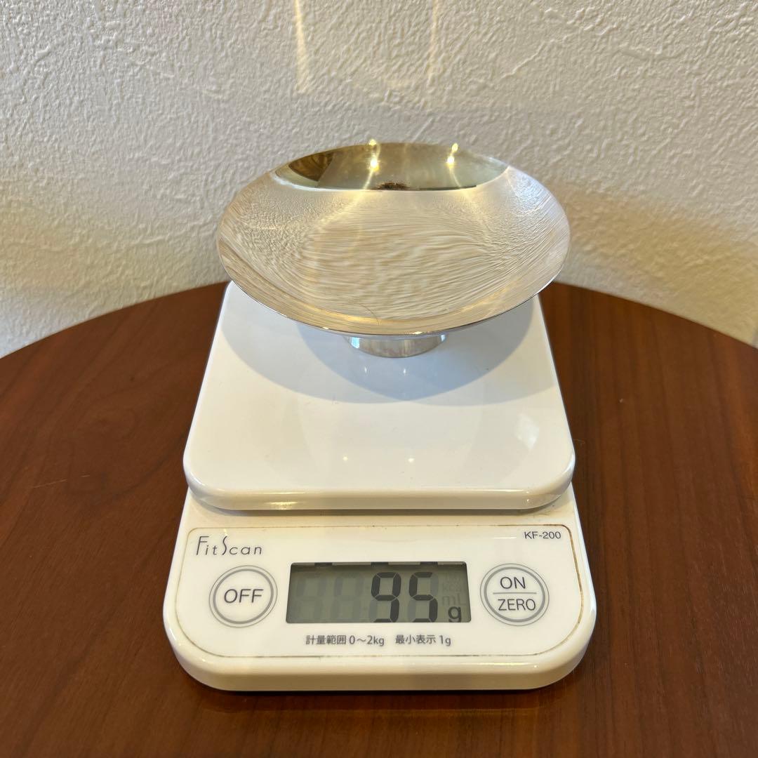 最終値下げ 早い者勝ち 純銀製 銀盃 刻印あり 1000刻印 約95g