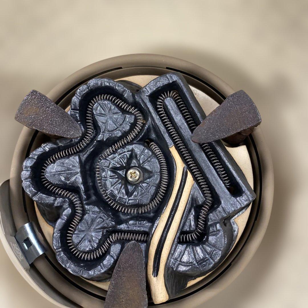 野々田式 風炉型 電熱器　白さつま F412