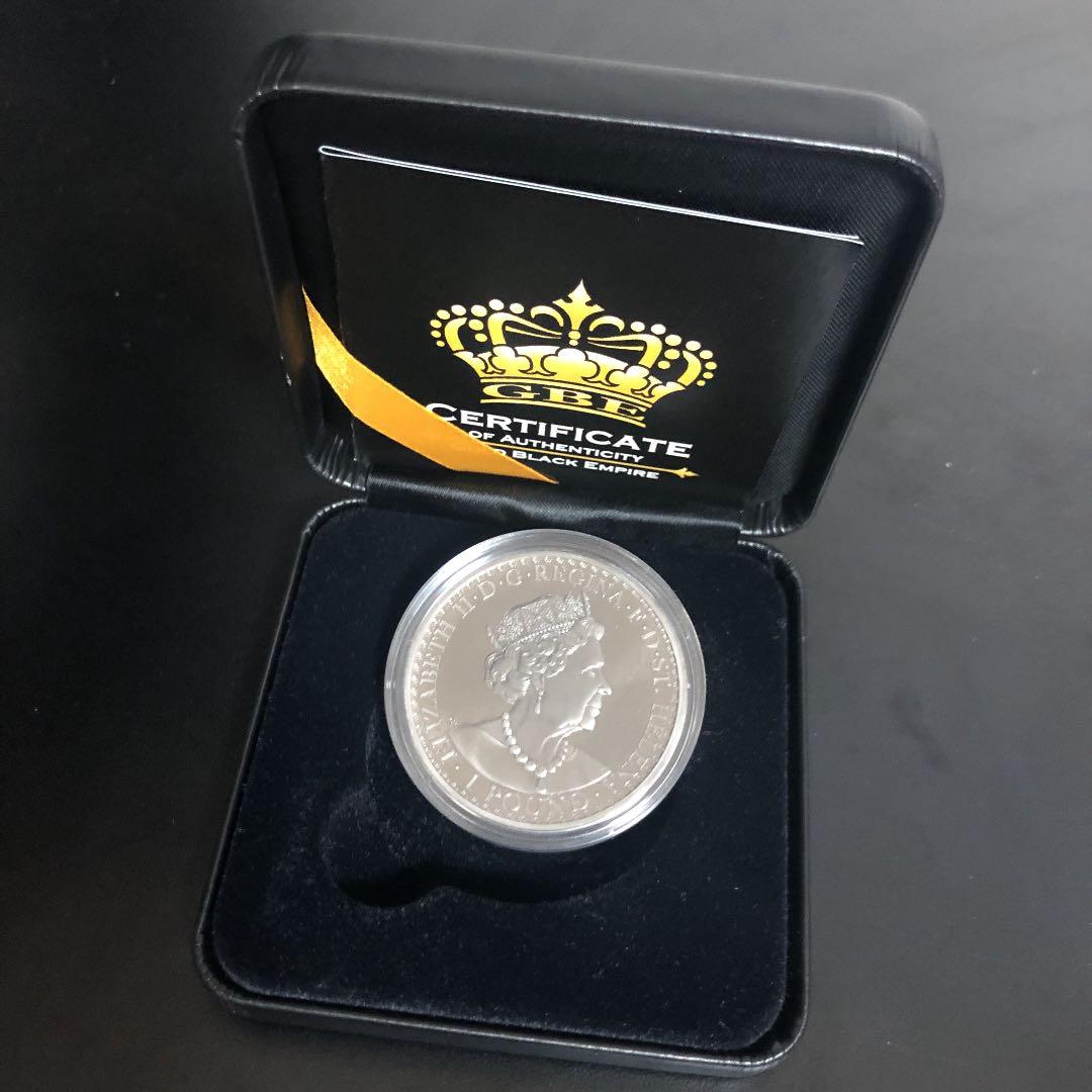 【レア】ウナとライオン銀貨12/500ゴールドブラックエンパイアver