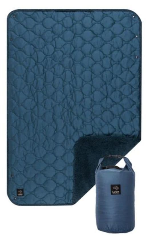 LUGH 魔法瓶ブランケット 新6層 ルー　グラフェン Sサイズインディゴ