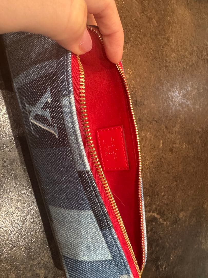 Louis Vuitton デニム ペンケース　財布　ポーチ