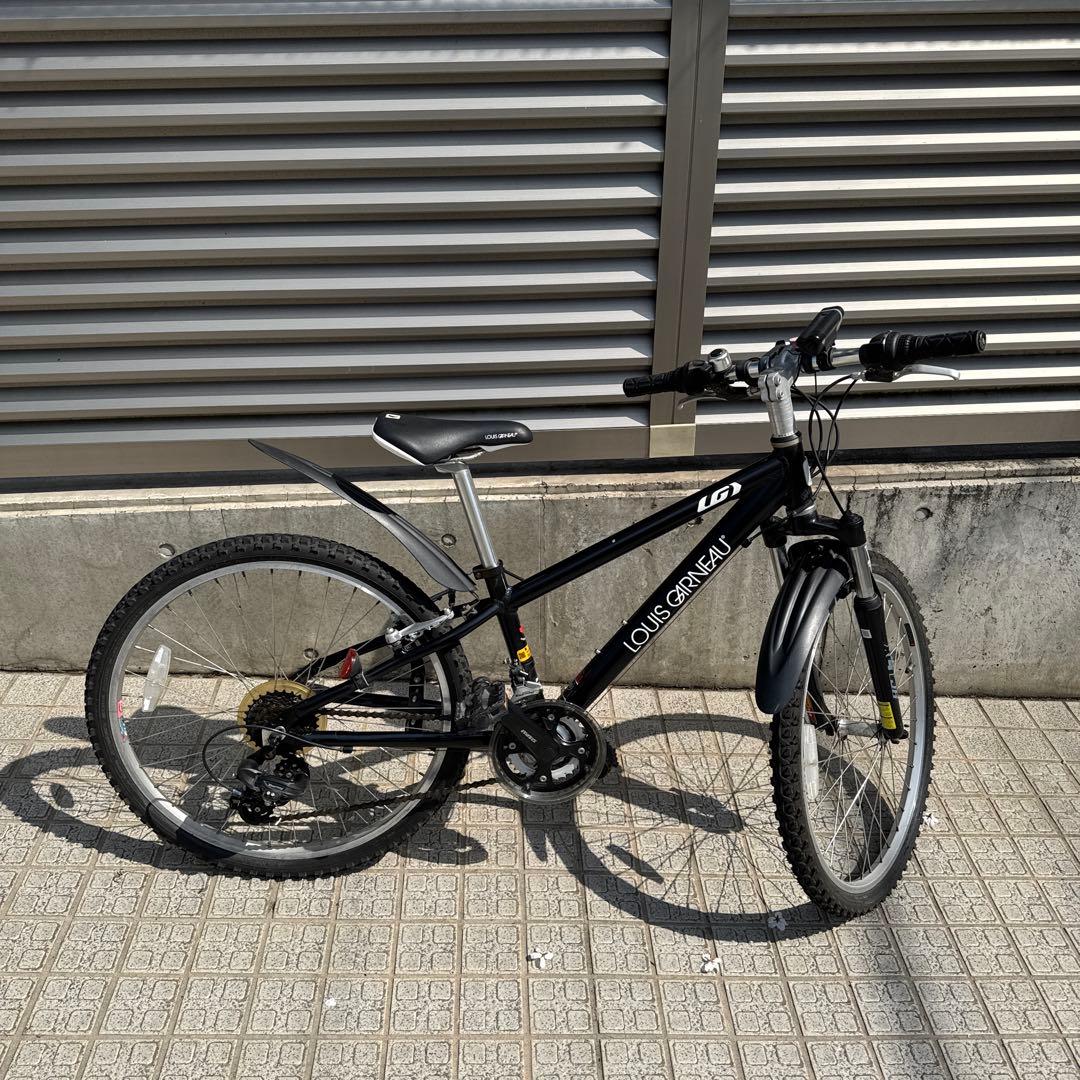 ルイガノ　24インチ　子ども用　自転車　黒