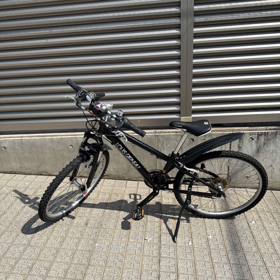 ルイガノ　24インチ　子ども用　自転車　黒