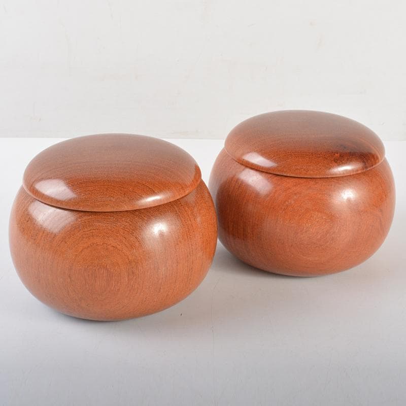 囲碁　碁石　本蛤碁石　那智黒碁石　碁笥　一套　30号8㎜　時代箱　MR7235B