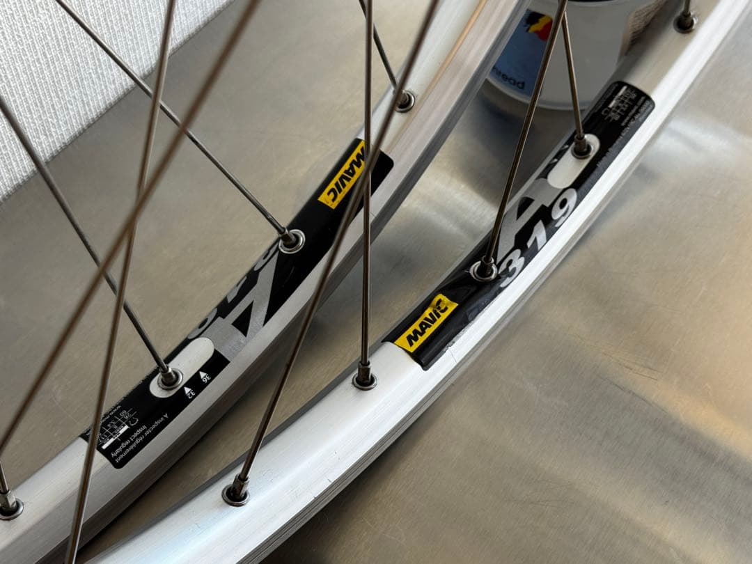 ピストホイール MAVIC A319 × GranCompe トラックハブ