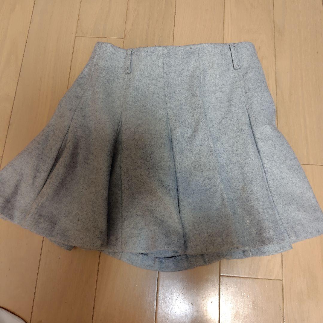 G/FORE グレー Vネックセーター フレアスカートセット