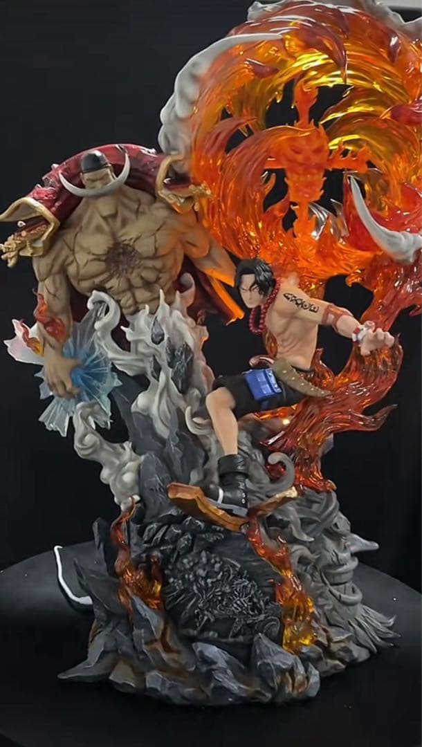 【新品】期間限定値下げ‼️ワンピース エース 白ひげ フィギュア ガレージキット