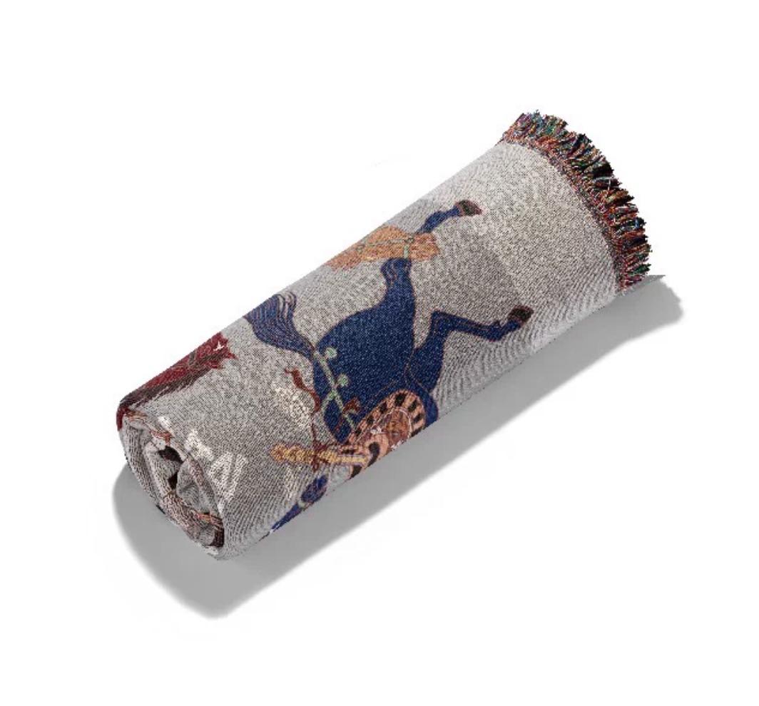 【TESLA 2026年 新春限定「敦煌八駿」カスタム ブランケット】