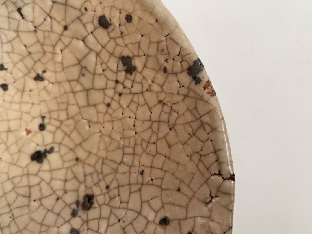 陶芸家　作家物　作者不明　箱付き　抹茶碗　茶碗　平茶碗　上口愚朗？