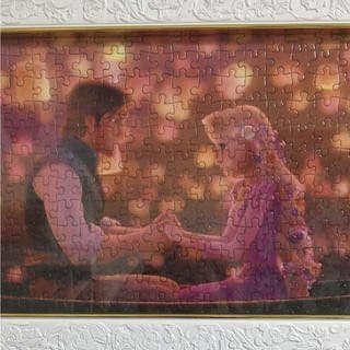 塔の上のラプンツェル パズル完成品 フレーム付き