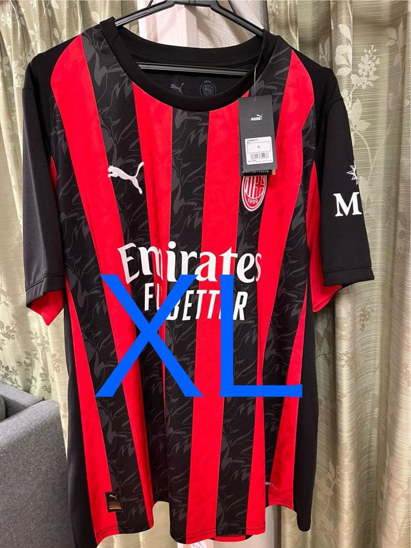 【新品未使用】25-26 ACミラン レプリカユニフォーム XL