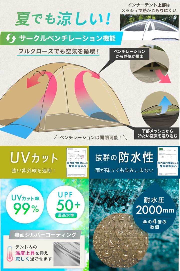 PYKES PEAKパイクスピーク パーティドームテント