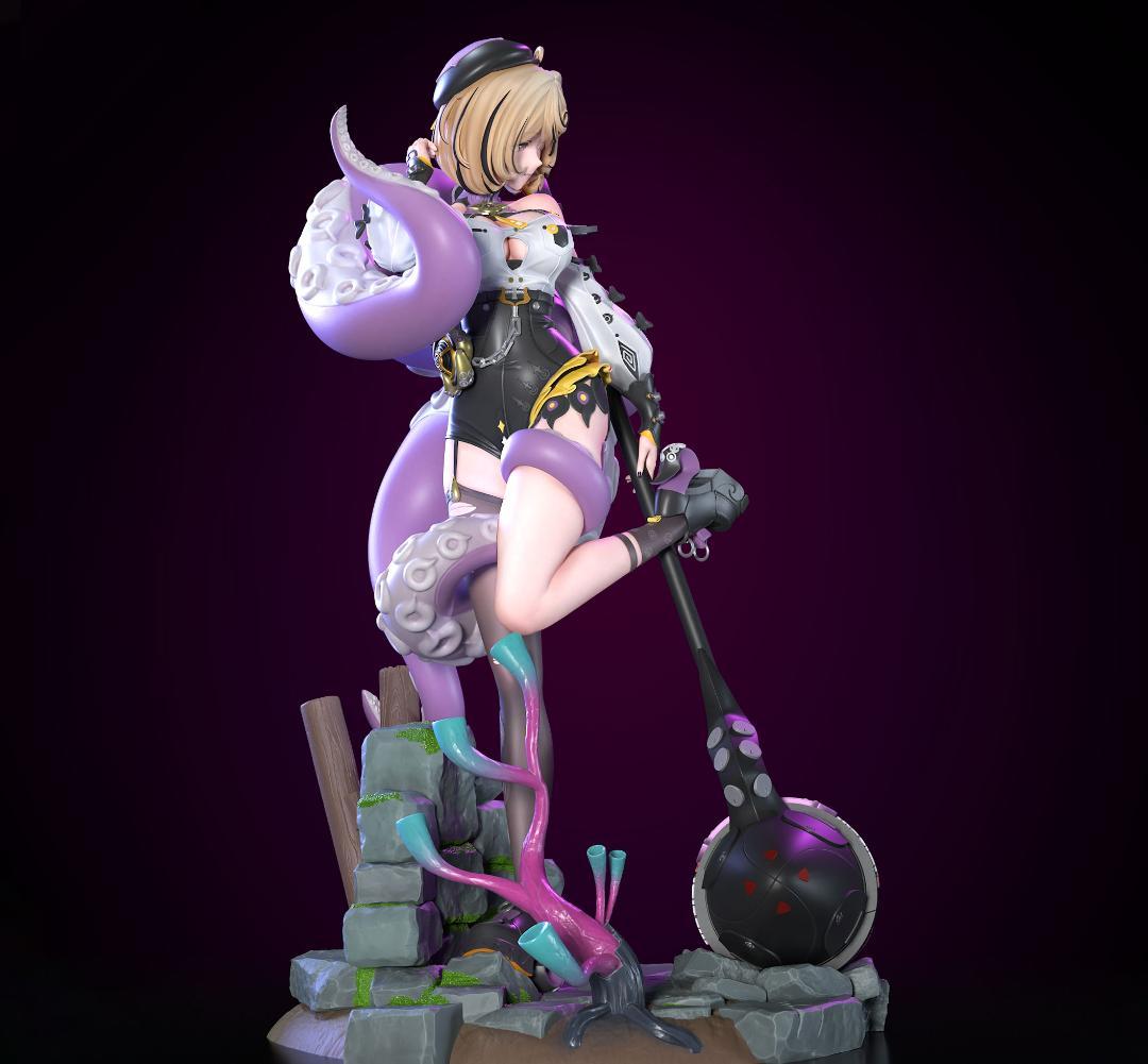 1/7　未塗装 未組立　フィギュア　ガレージキット　イディハリ　ZZZ