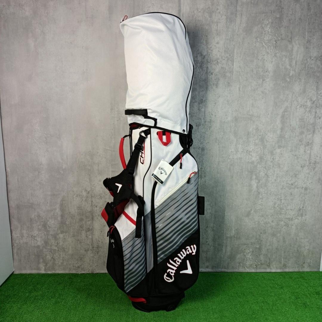 良品　キャロウェイ CHEV スタンド式キャディバッグ 9.0型 口枠7分割