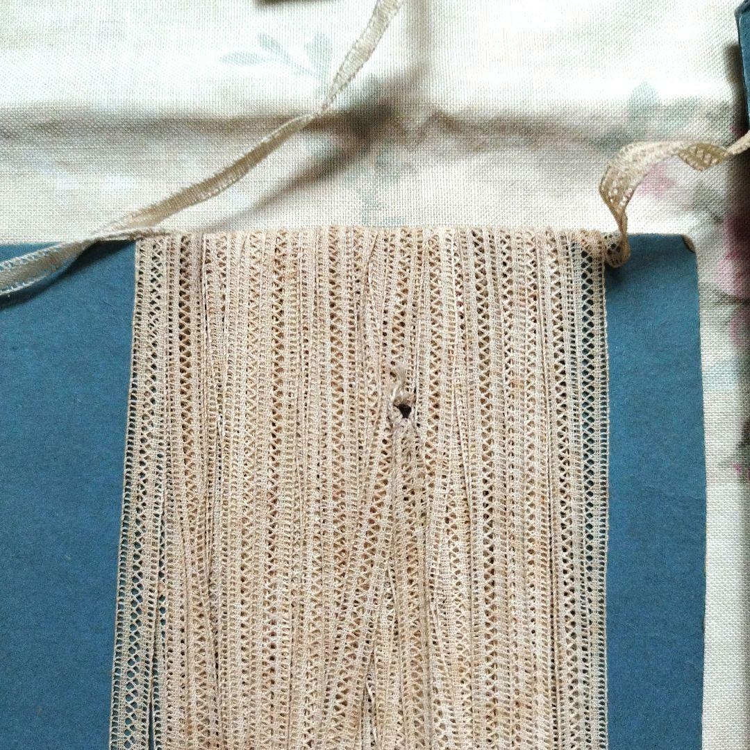 アンティーク　フランス　テープレースセット