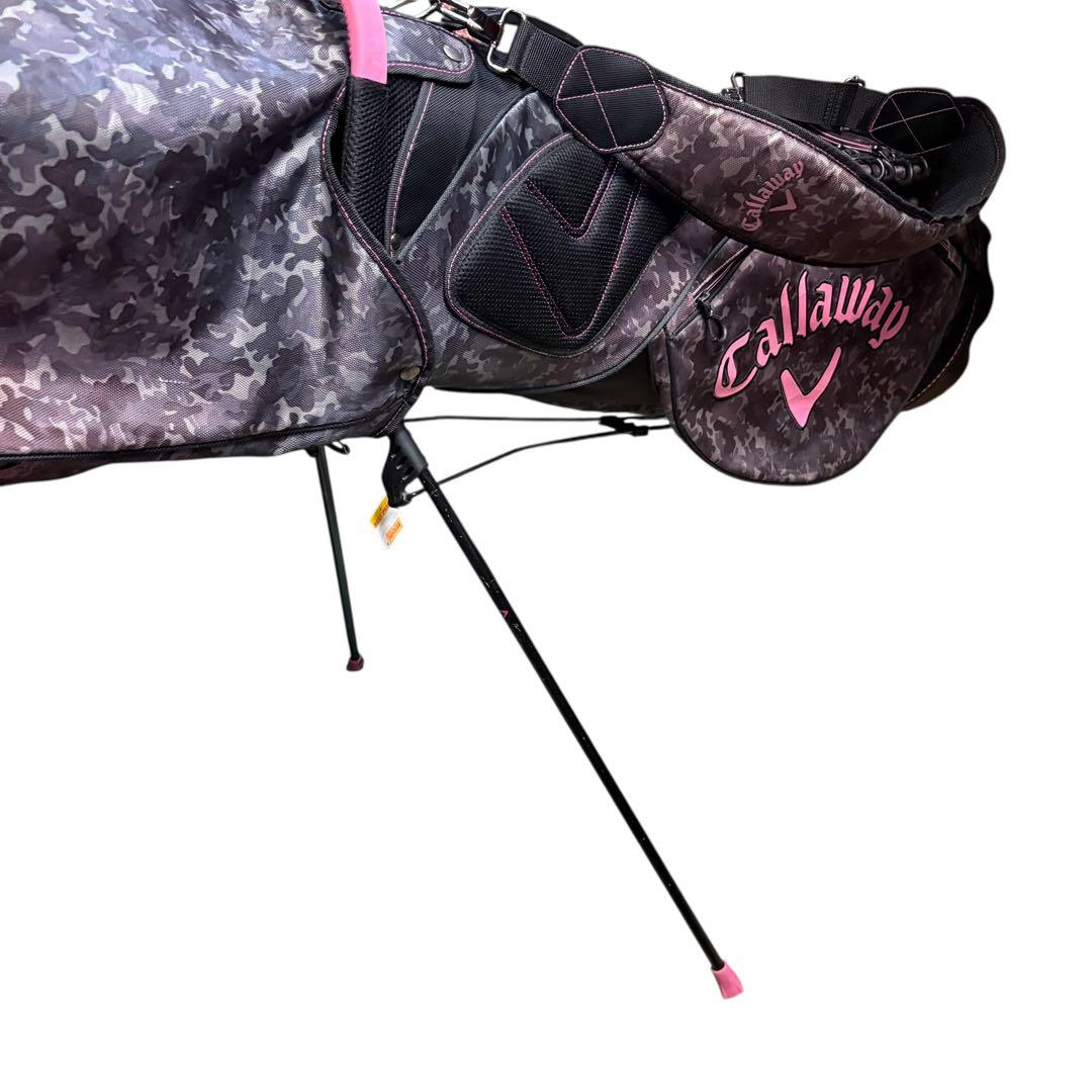 Callaway スタンドキャディバッグ カモフラベアー迷彩柄/ピンク