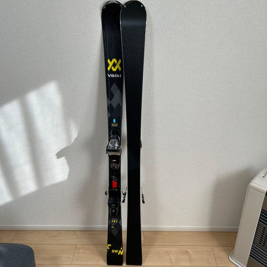 Völkl DEACON SW スキー 151cm ブラック/イエロー