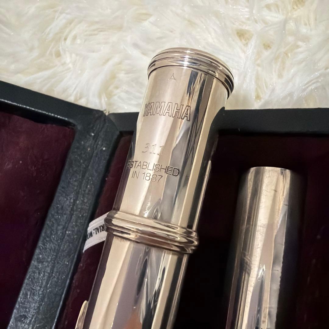 頭部管銀製 ヤマハフルート YFL311 Eメカ付 シルバー925
