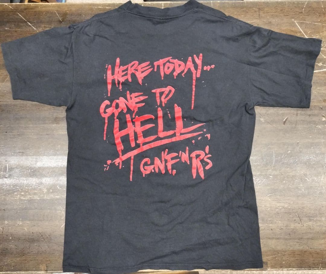 【USAJI10】GUNS N' ROSES　Tシャツ 90s　Lサイズ