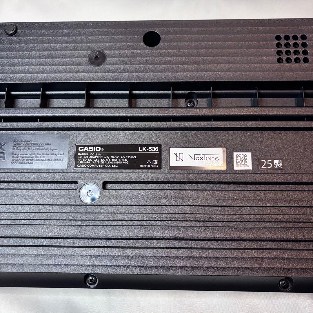 【美品】2025年製CASIO LK-536 キーボード