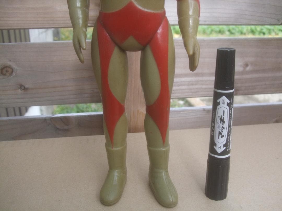 K*1様 ★当時物★ウルトラマンAエース★ソフビ・31㎝★ブルマァク 円谷プロ