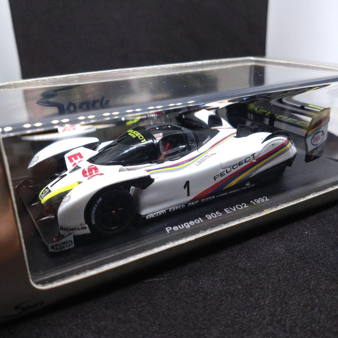 スパーク 1/43 プジョー 905 エボ2 1992 SWC マニクール