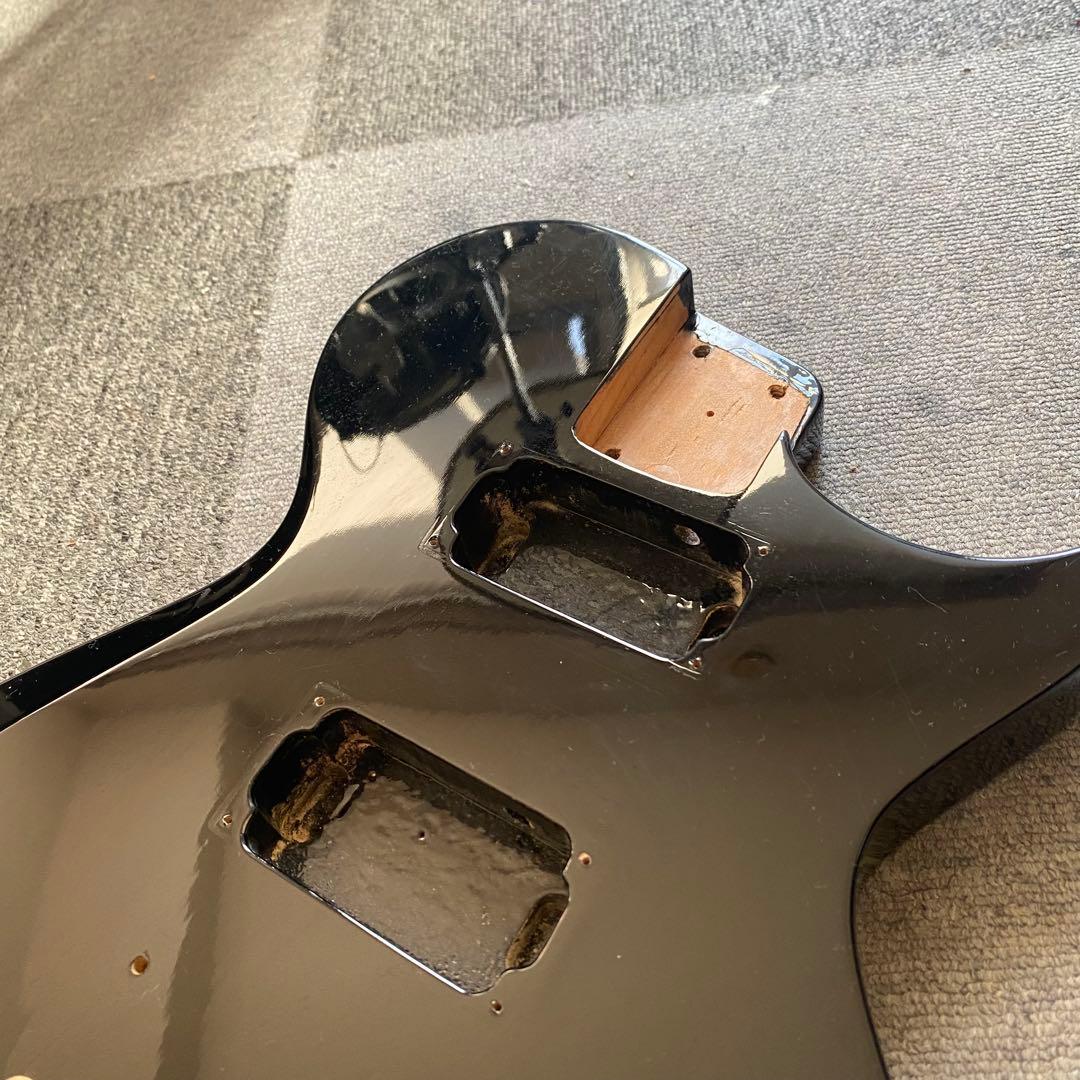 BURNY レスポールボディ ブラック フェルナンデス FERNANDES