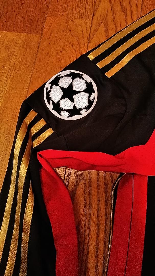 新品 ACミラン 13 14 UCL ユニフォーム ホーム 長袖 XL 4XO