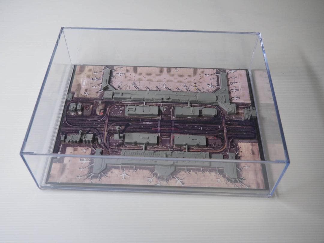 羽田空港第1 第2ターミナル　３D都市データを活用した都市模型　(透明ケース付)