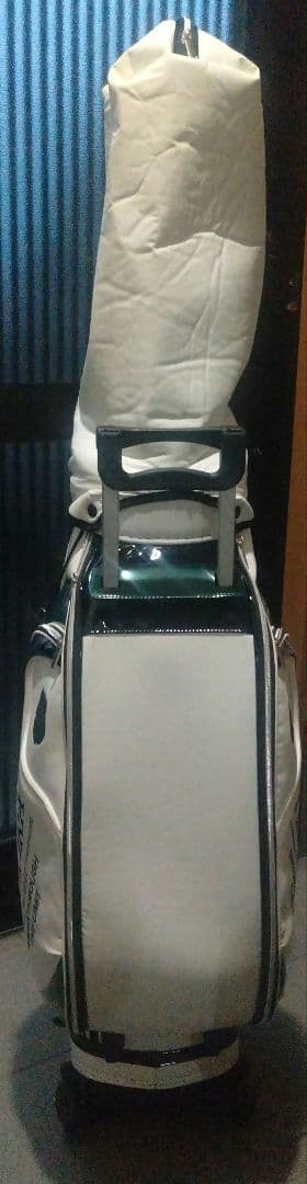 TIGORA キャディバッグ ホワイト/グリーン　ゴルフバック　ティゴラ　白　緑