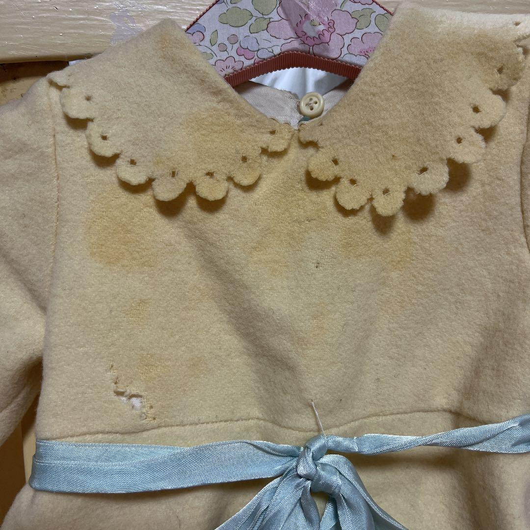 アンティーク　ベビーケープドレス　素材　リメイク