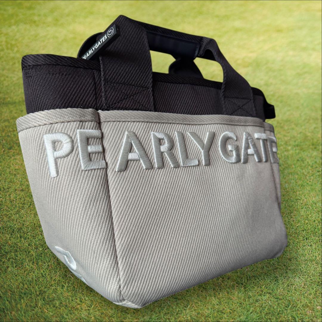 現行モデル　パーリーゲイツ　カートバッグ　トート　ハンドバッグ　黒　ベージュ