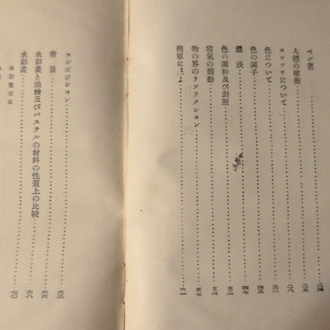 【1922年/大正11年】スケッチの描き方　中澤弘光　森脇忠