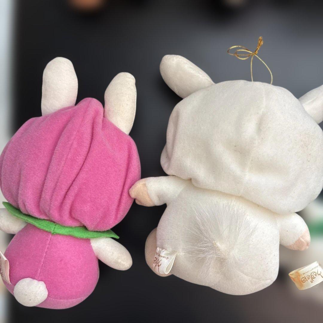 左下！平成レトロうさずきんぬいぐるみ 12体セット