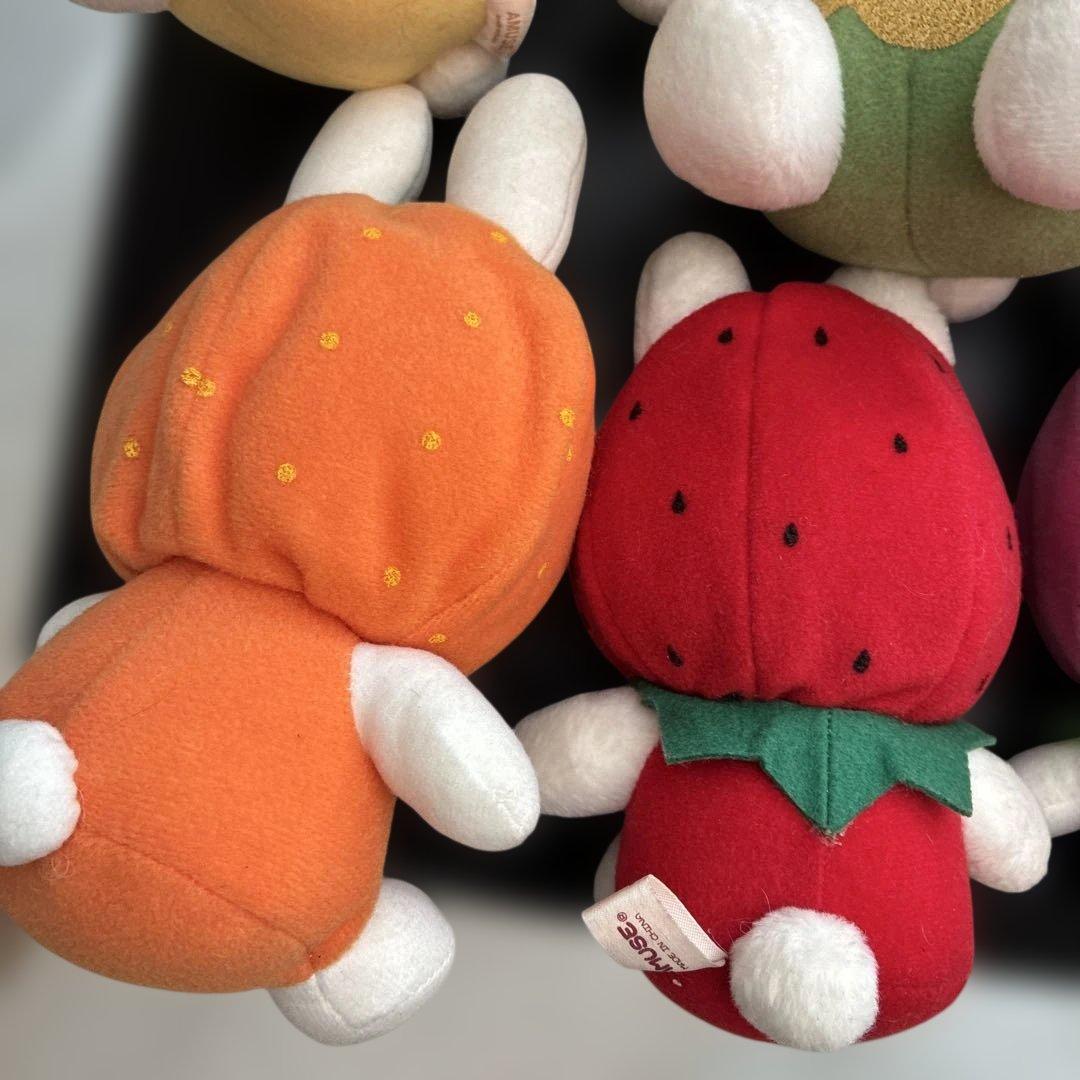 左下！平成レトロうさずきんぬいぐるみ 12体セット