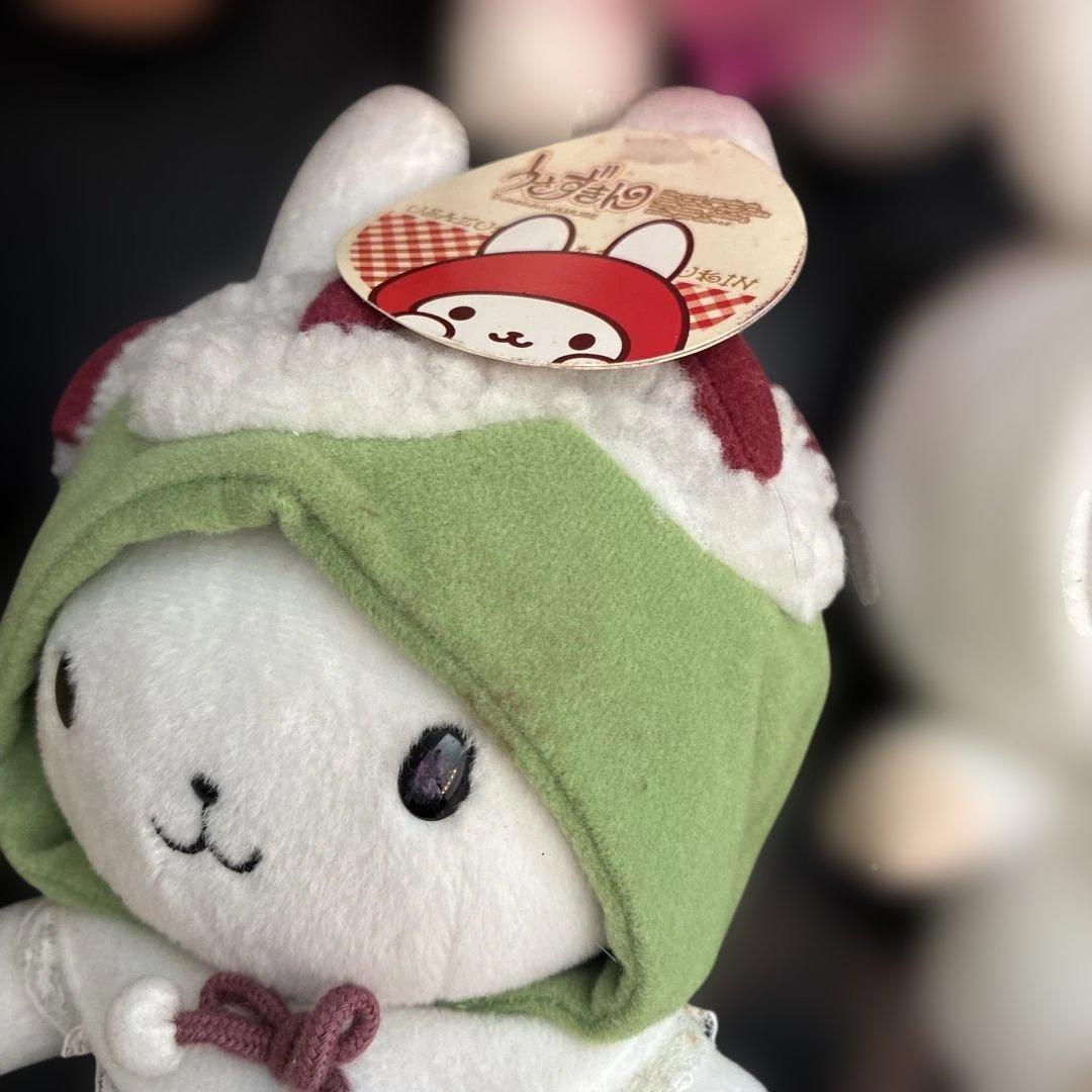 左下！平成レトロうさずきんぬいぐるみ 12体セット